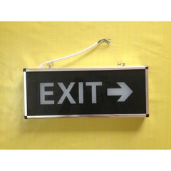 Đèn exit 2 mặt chữ trắng