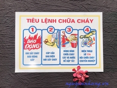 Tiêu lệnh pccc