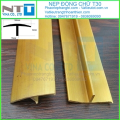 Nẹp đồng chữ T30 trơn