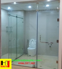 Vách kính tắm thẳng(180 độ)