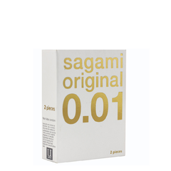 Bao cao su Sagami Original 001 - Hộp 2 chiếc - Siêu mỏng