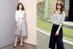 Lưu ngay cách mix áo đồng phục sơ mi thanh lịch sang trọng nhất
