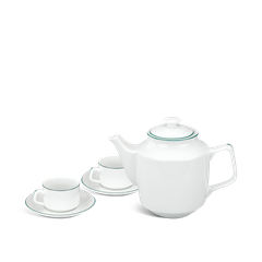 Bộ trà 1,1L Chỉ Xanh Lá