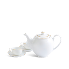 Bộ trà 0,5L Camellia chỉ vàng