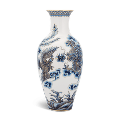 Lọ hoa Tứ Linh 40cm