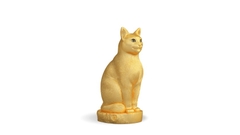 Mèo Đạt Cát 17,4cm Vàng