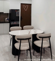 Bàn Ăn 4 Ghế Nhỏ Gọn 2756S