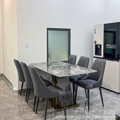 Bàn Ăn 6 Ghế Mặt Đá Tự Nhiên 2745S