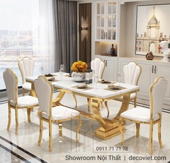 Bàn Ăn 6 Ghế Tân Cổ Điển 1528S