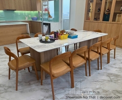 Bàn Ăn Gỗ 12 Ghế Cao Cấp 2889S