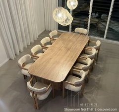 Bàn Ăn Gỗ Cao Cấp 10 Ghế 2843S
