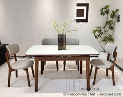 Bàn Ăn Kéo Dài 1m4 Nhỏ Gọn 2869S