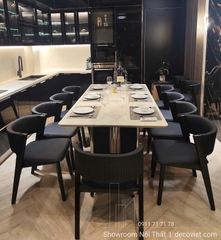 Bàn Ăn Mặt Đá 10 Ghế Đẹp 2887S