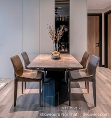 Bàn Ăn Mặt Đá 4 Người Đẹp 2475S