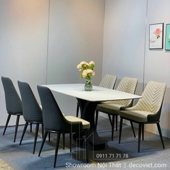 Bàn Ăn Mặt Đá 6 Ghế 2510S