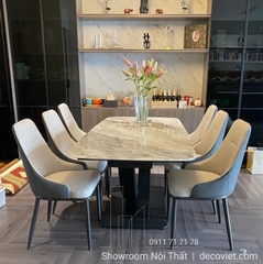 Bàn Ăn Mặt Đá 6 Người 2298S