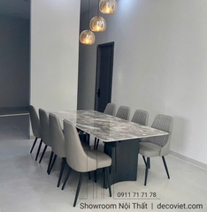 Bàn Ăn Mặt Đá 8 Ghế Hiện Đại 2422S
