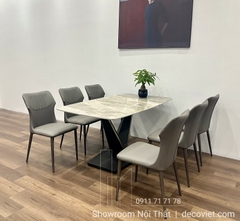 Bàn Ăn Mặt Đá Giá Rẻ 6 Người 2293S