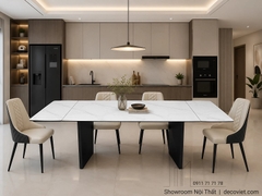 Bàn Ăn Mặt Đá Kéo Dài 2956S