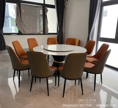 Bàn Ăn Tròn Xoay 10 Người 2831S thiết kế hiện đại