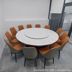 Bàn Tròn Xoay 12 Người Mặt Đá 2m 2880S