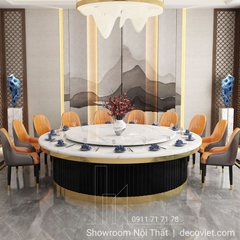 Bàn Xoay Tròn Lớn 20 Người 2135S