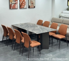 Bộ Bàn Ăn 8 Ghế Mặt Đá 2316S