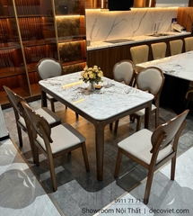 Bộ Bàn Ăn Gỗ 6 Ghế 2899S