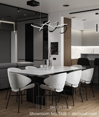 Bộ Bàn Ăn Kéo Dài 8 Ghế 2327S