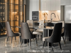 Bộ Bàn Ăn Mặt Đá Nhập Khẩu 1386S