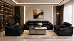 Bộ Ghế Sofa Da Bò Thật 1199T
