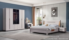 Giường Gỗ Nhập Khẩu Hiện Đại 182T
