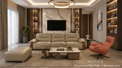 Sofa Băng Bọc Da Nhập Khẩu 1196T