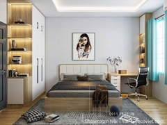 Thiết Kế  Nội Thất Phòng Ngủ Master Hiện Đại