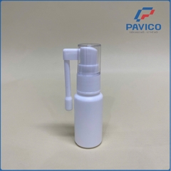 Xịt quay có nắp - TRẮNG (nhựa) - 18mm (14*55-có nút - LJ)