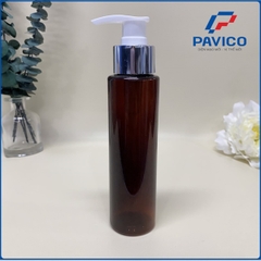 AE150-Chai PET nâu đậm mỹ phẩm 150ml-28mm-26g