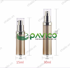 Chai đựng mỹ phẩm acrylic 15ml, 30ml