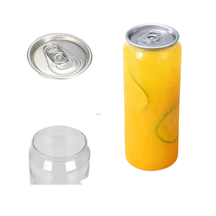 Vỏ chai nước dáng trụ nắp nhôm xé