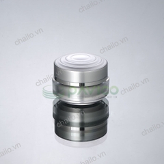 Hũ đựng kem mỹ phẩm màu xám bạc 30g
