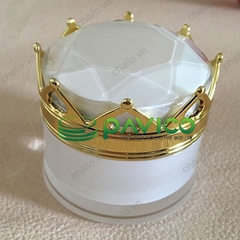 Hũ đựng kem mỹ phẩm nắp vương miện