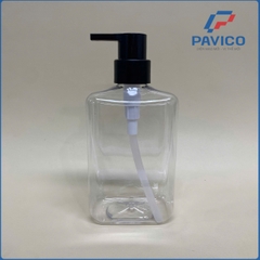 AH350-Chai PET vuông 350ml-28mm-35g