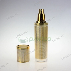 Lọ đựng kem mỹ phẩm mạ vàng 100ml
