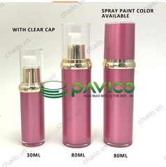 Chai đựng mỹ phẩm acrylic 30ml, 50ml, 80ml, 120ml 