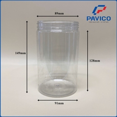 89H900-Hũ pet nắp vặn 900ml