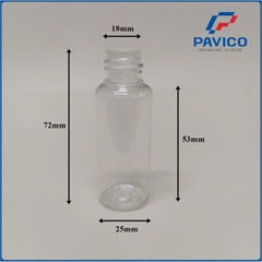 AA25-Chai nhựa pet 25ml