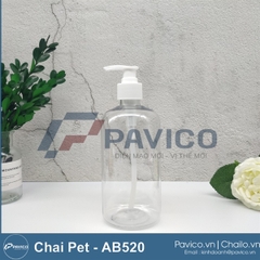 AB520-Chai nhựa pet 520ml