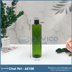 AE100-Chai nhựa pet 100ml