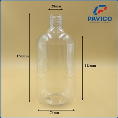 AF500-Chai pet 500ml-28mm