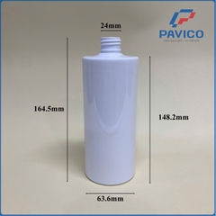 AV400-Chai PET dáng trụ 400ml-24mm-40g