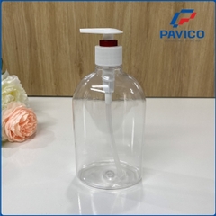 BE500-Chai pet thân dẹt 500ml-28mm